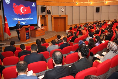 Türkiye İnsan Hakları ve Eşitlik Kurumu Başkanı Sayın Prof. Dr. Muharrem KILIÇ 108. Dönem Kaymakamlık Kursunda Konferans Verdi